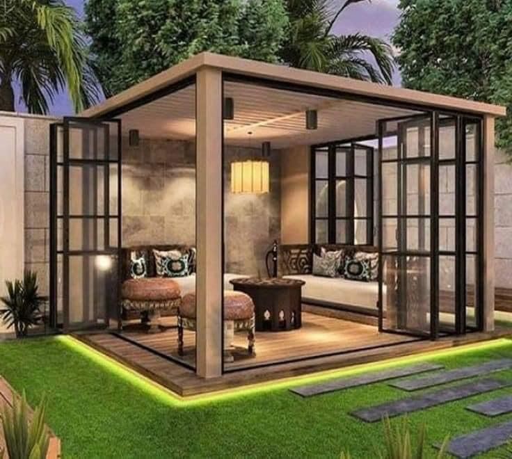 برجولات حدائق الدمام | تركيب أحدث الجلسات الفاخرة للحدائق المنزلية